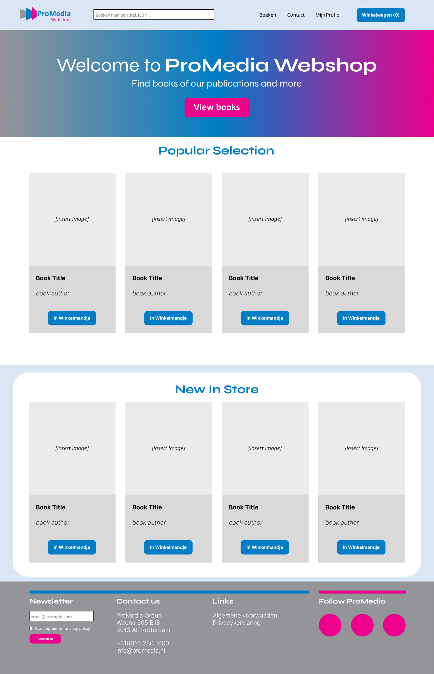 Preview of project ProMedia Bookstore